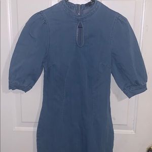 Fashion nova Blue Jean Dress Size S